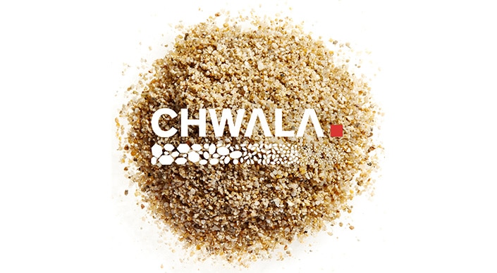 Rasenquarz gewaschen